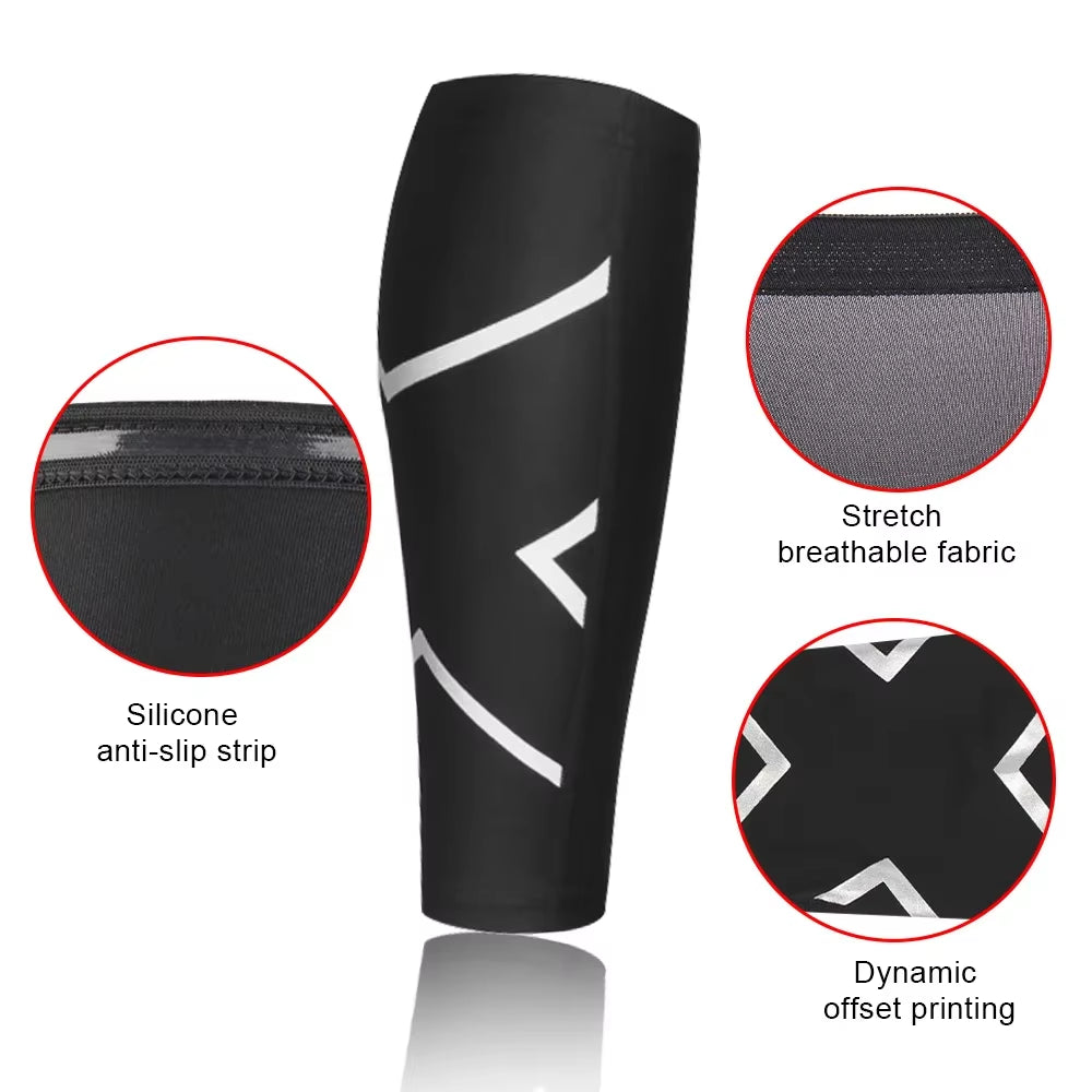 1Pcs Calf Compression Sleeves for Men and Women - Leg Compression Sleeve - Calf Brace for Running, Cycling, Travel